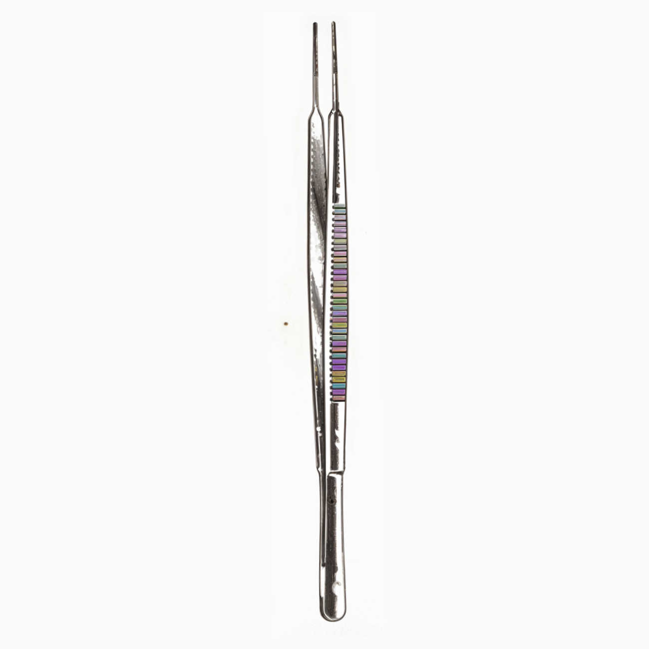 Gerald Dressing Forceps Serrated Tips 7 in