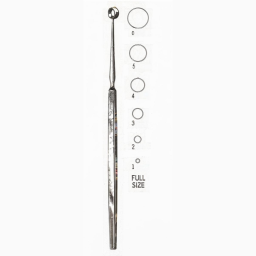 Fox Dermal Currette Round 1mm 5.75in