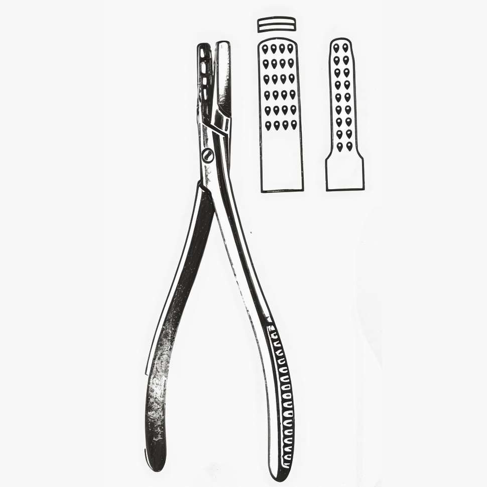 Platypus Nail Pulling Forceps Standard Width Jaws Stainless 5-1/2in