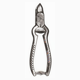 Nail Nippers Barrel Spring Chrome 4.5 in