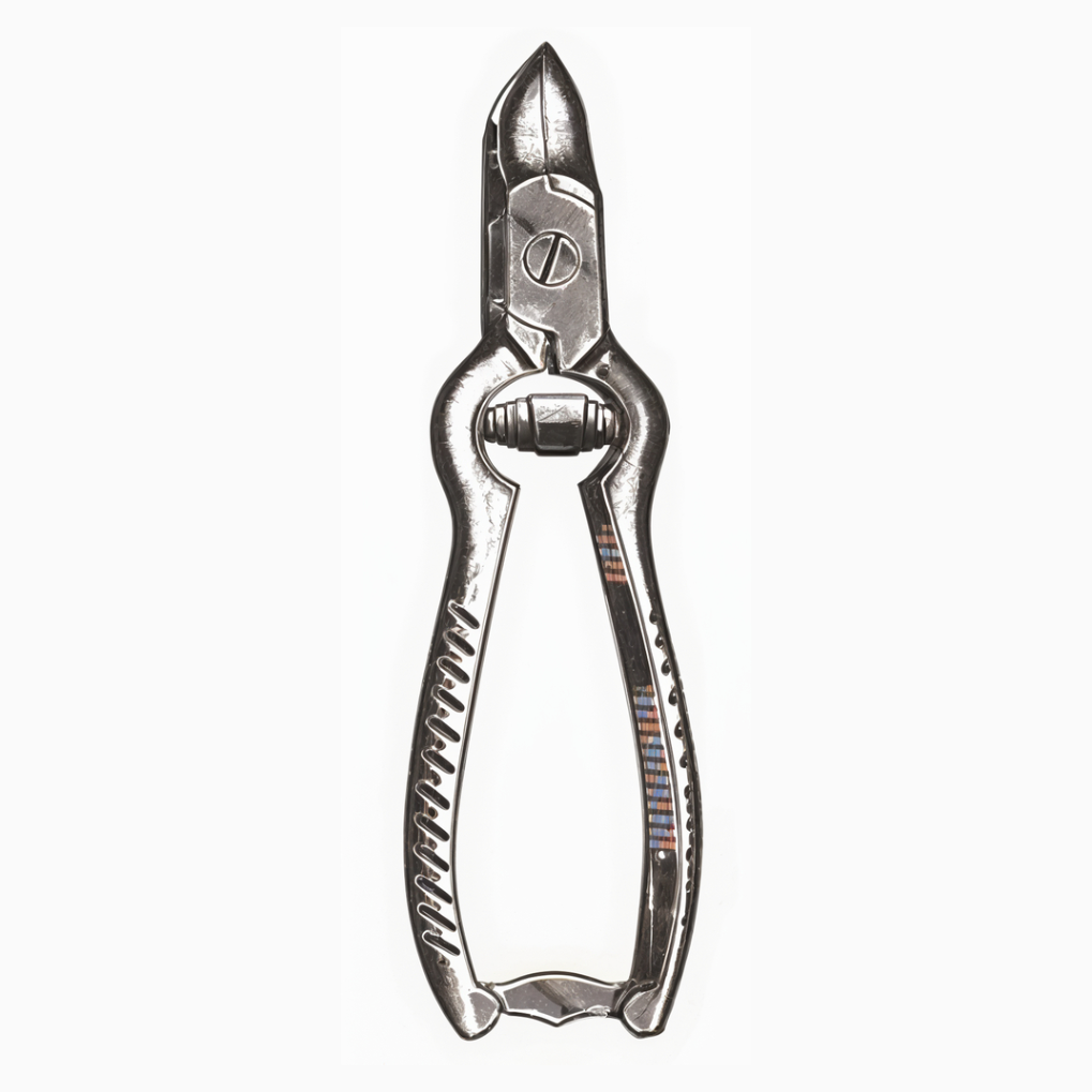 Nail Nippers Barrel Spring Chrome 4.5 in