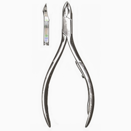 Cuticle Nippers Convex Chrome 4.5 in