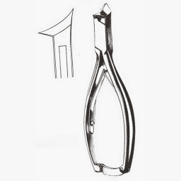 Chrome Nail Nippers 5.5in
