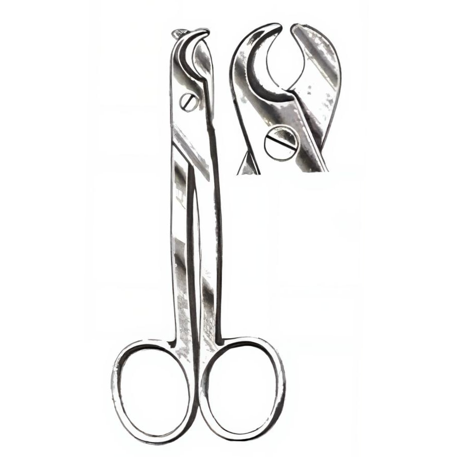 White Toe Nail Clipper 4.5in