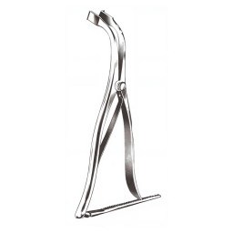 Inge Lamina Spreader 9.5in w/Smooth Handles Jaws Open 1.75in