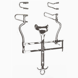 Balfour Abdominal Retractor w/ Rachet Bar Assembly set of 2