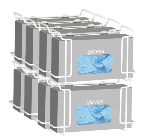Double Wire Glove Box Dispenser - Image 2