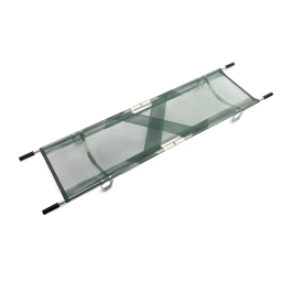 Lightweight Aluminum Mesh Easy-Fold Pole Stretcher