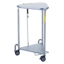 Standard Powder Coated Triangular Hamper w/ Lid Dampener