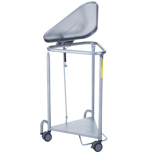 Standard Powder Coated Triangular Hamper w/ Lid Dampener - Image 2