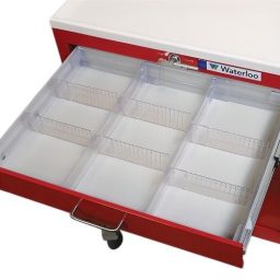 3in Adjustable Clear Divider System w/ Large Subdivider Sections