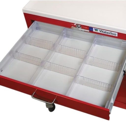 3in Adjustable Clear Divider System w/ Large Subdivider Sections