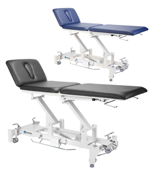 Electric Hi-Lo Treatment Table w/ 3 Sections & Contoured Face Opening