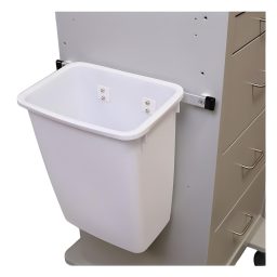 Large Rail Mounted Waste Basket Accessory