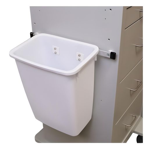 Large Rail Mounted Waste Basket Accessory