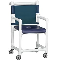 Tall Deluxe Shower Chair w/ Closed Front Seat 300 lb. Capacity