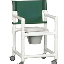 Tall Select Line Shower Chair Commode w/ Pail 300 lb. Capacity