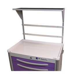 Steel/Aluminum Standard Cart Flat Rail Mounted Shelf Accessory