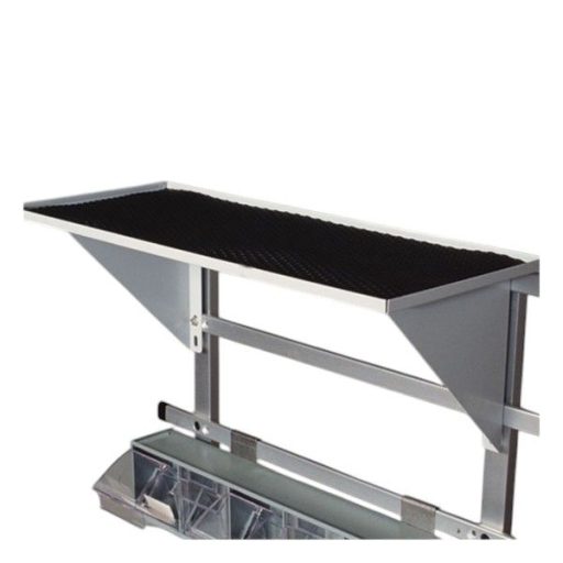 Steel Wide Cart Flat Rail Mounted Shelf