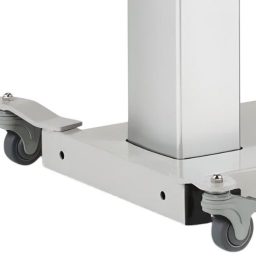 Heavy Duty Locking Casters w/ Rubber Wheels 3in