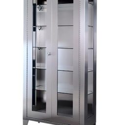 Large Stainless Steel Storage Cabinet w/ Legs