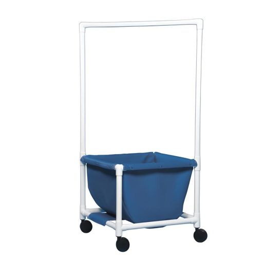 Rolling Laundry Hamper w/ Hanging Bar 9 Bushel Capacity