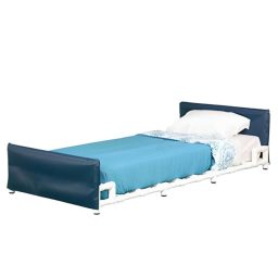 80in Lightweight Low Medical Bed Frame 300 lb. Capacity