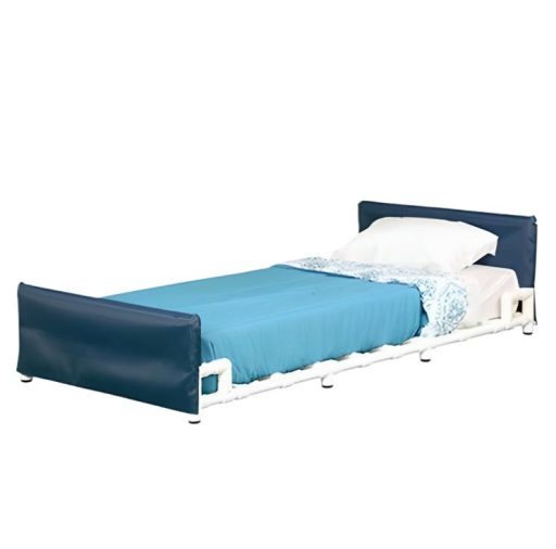 80in Lightweight Low Medical Bed Frame 300 lb. Capacity