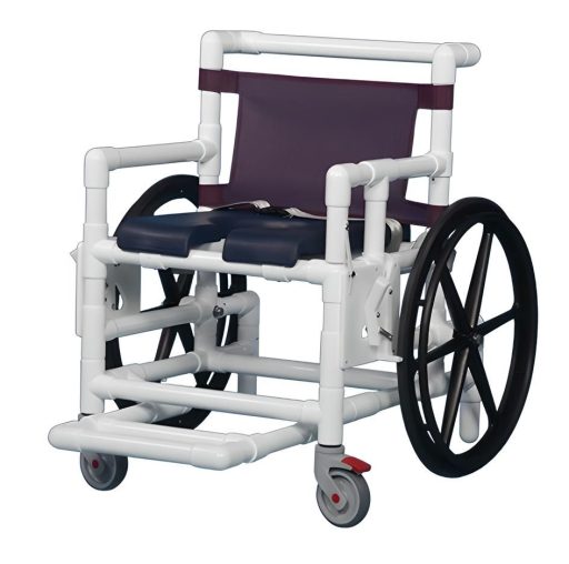 Midsize Shower Wheelchair w/Soft Seat 350 lb. Cap.