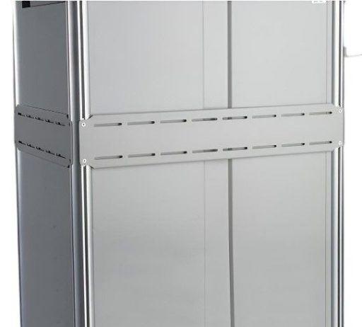 Aluminum Cart Back Side Mounting Panel Accessory