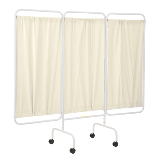 Vinyl Mobile Antimicrobial 3 Panel Privacy Curtain Screen - Image 2