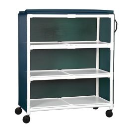 Value Line Jumbo Linen Cart w/ 3 Shelves