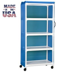 Small Value Line Linen Cart w/ 4 Shelves