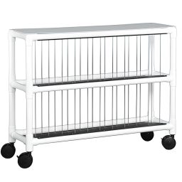 Notebook Chart Storage System Rack w/ 20 Binder Capacity S/L