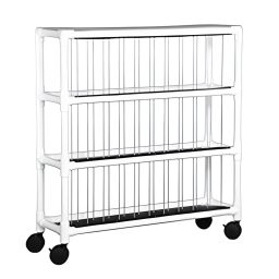 Notebook Chart Storage System Rack w/ 30 Binder Capacity S/L