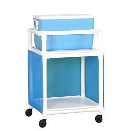 Skirted Ice Cart w/ 2 Shelves & 36 Quart Cooler