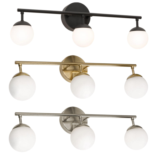 Spherical LED Vanity Wall Mount Light Fixture 24"/32" - Image 2
