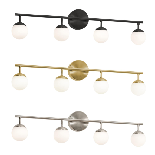 Spherical LED Vanity Wall Mount Light Fixture 24"/32" - Image 6