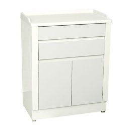 Steel 27in Modular Treatment Cabinet w/ 2 Doors & 2 Drawers