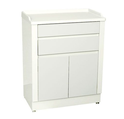 Steel 27in Modular Treatment Cabinet w/ 2 Doors & 2 Drawers