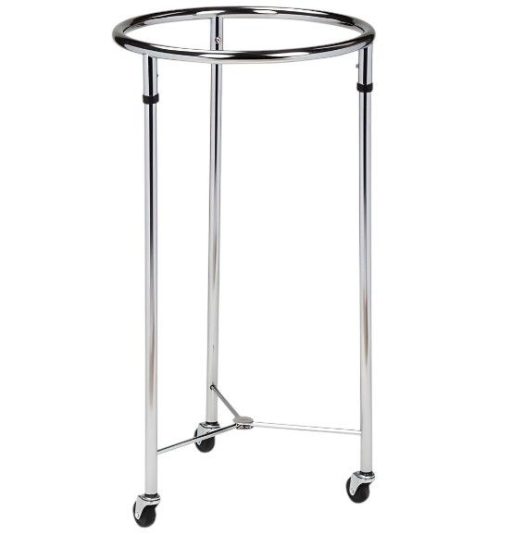 Steel Round Linen Hamper w/o Lid 18in