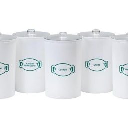 Sundry Jars Opaque Plastic set of 5