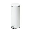 White Medium Round Waste Receptacle