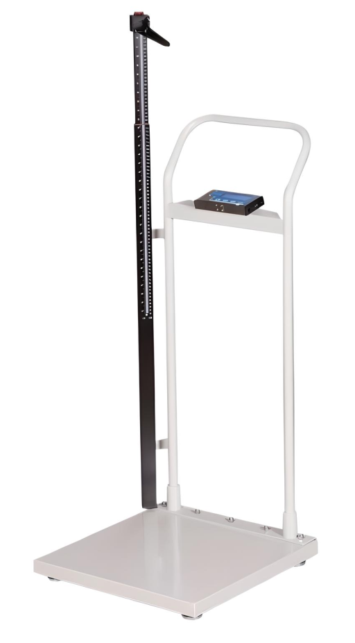 Electronic Physician Scale w/ Handrail & Height Rod