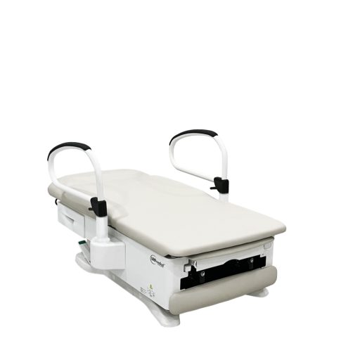 300 Manual Back Exam Chair w/Hand & Foot Controls, Front & Reversible Side Storage Drawers, Electrical Receptacle, Drawer Warmer & Wheelbase System 17in/19in - Image 8