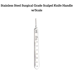 Stainless Steel Surgical Grade Scalpel Knife Handle w/Scale