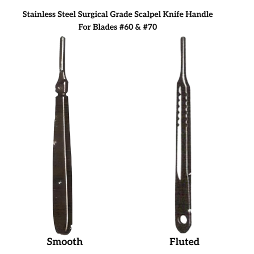 Stainless Steel Surgical Grade Scalpel Knife Handle For Blades #60 & #70