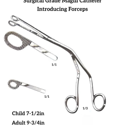 Surgical Grade Magill Catheter Introducing Forceps
