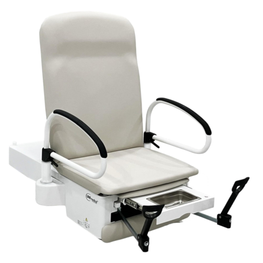 100 Manual Back Exam Chair w/Foot Control & Front Storage Drawer 17in/19in - Image 4
