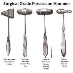 Stainless Steel Surgical Grade Percussion Hammer